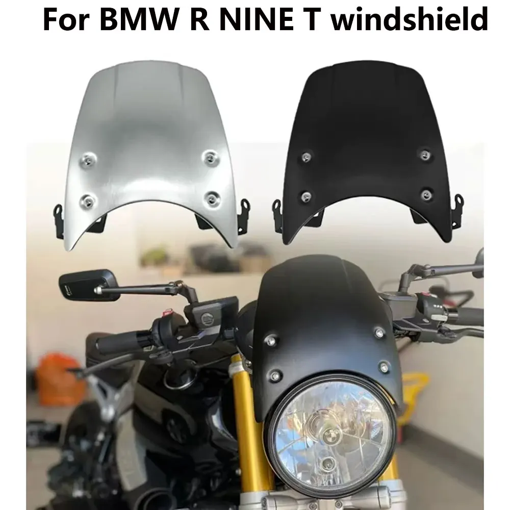 For BMW RNINET RNINE T 9 T Racer Pure Urban Scrambler 2014-2022 Aluminum Wind Deflector Motorcycle Windscreen Modification