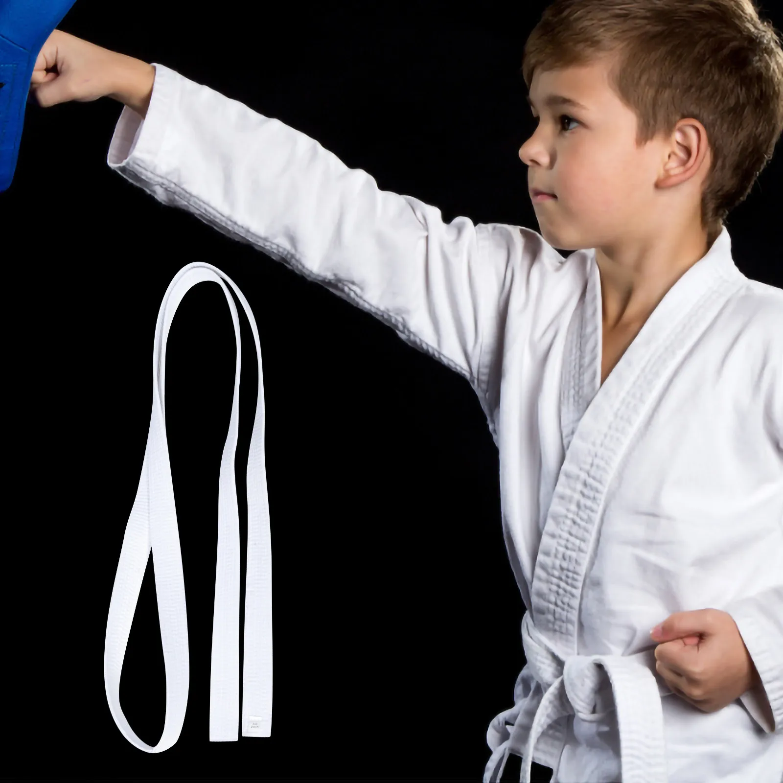 

High-Quality Karate Belt Taekwondo Belt Stretchy Comfortable Waist Band for Professional Trainers Beginners Martial Arts Uniform