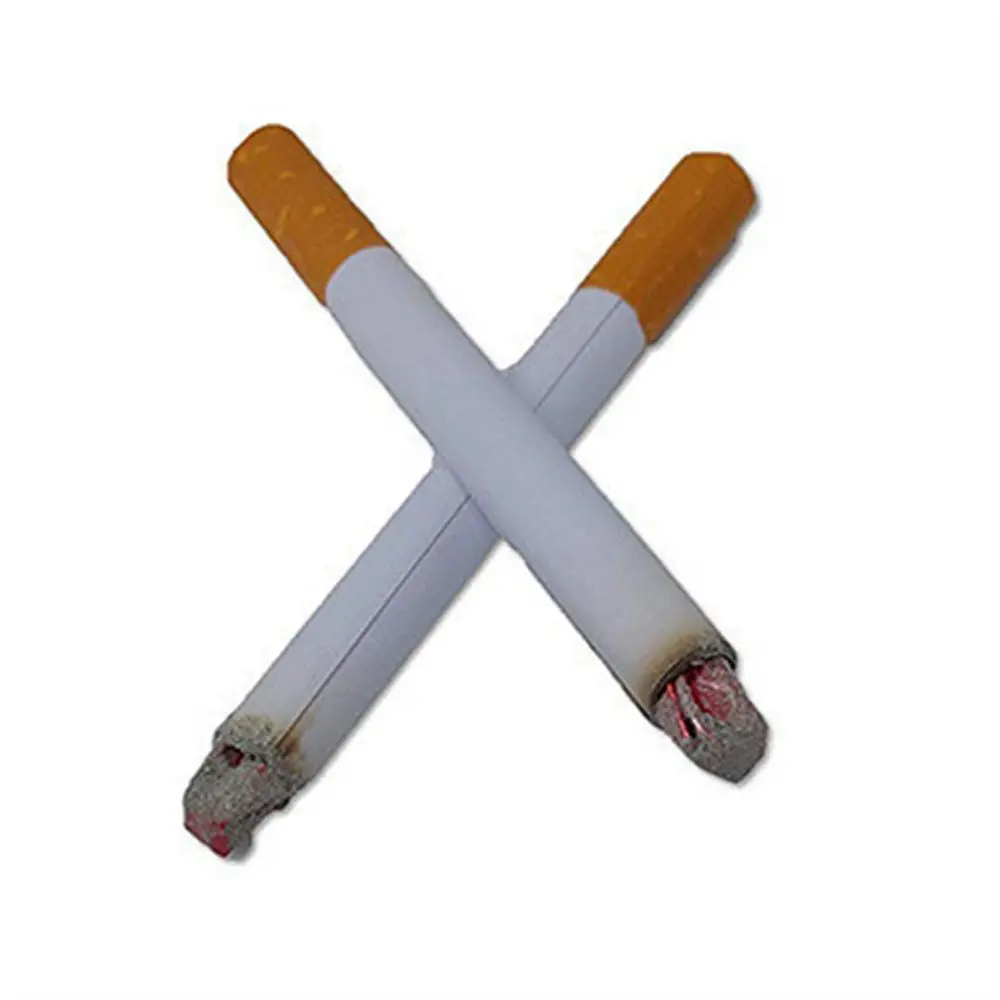 fake lit cigarette Ends Fake Puff Cigarettes (2 Per