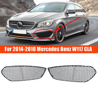Front Bumper Grille Fog Light Cover For 2014-2016 Mercedes Benz CLA250 AMG Style 2014-2016 1178851822, 1178851722