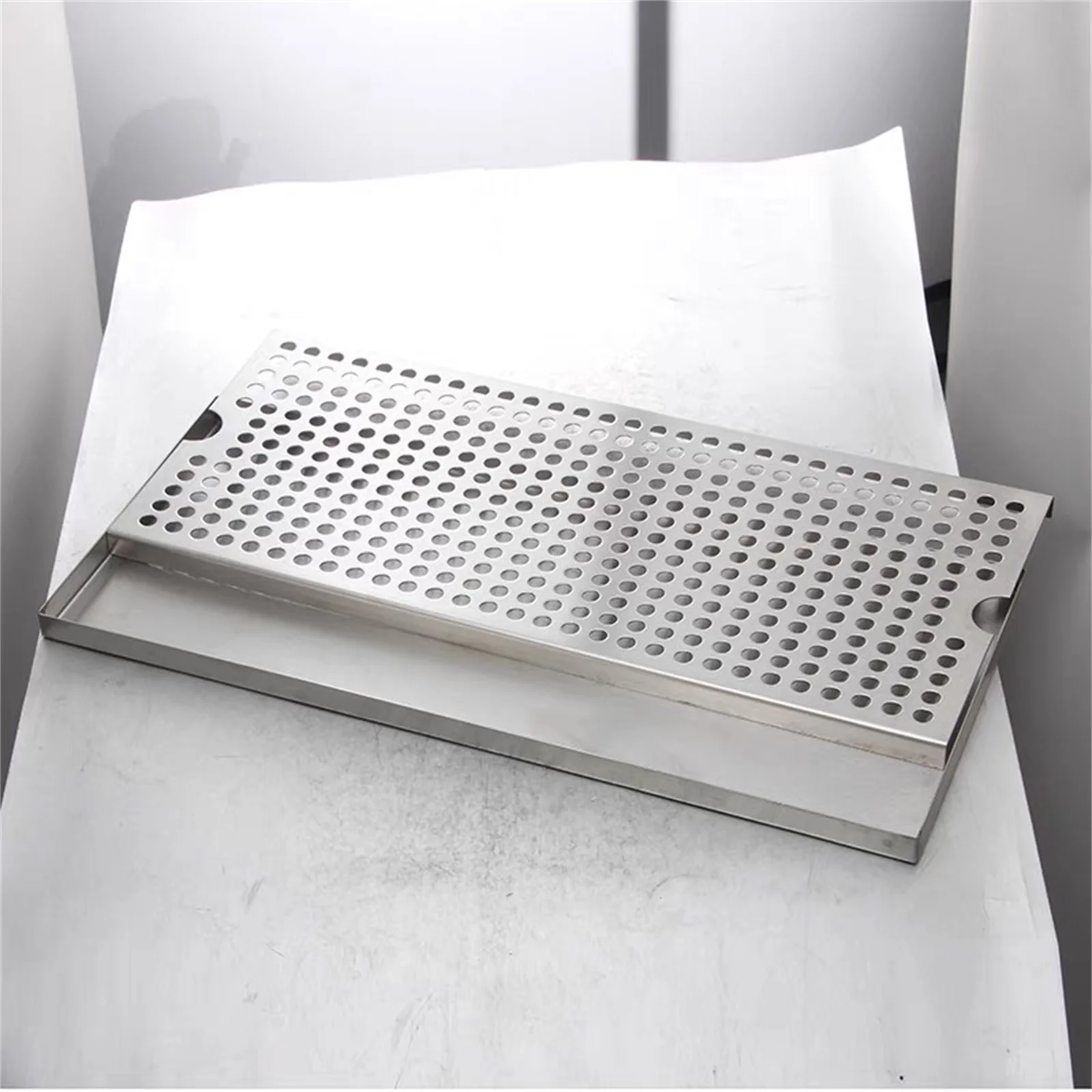 Stainless Steel Beer Drip Tray Chinese Kungfu Tea Drainage Plate Bar Serving Tray for Home Kitchen Bar Supplies