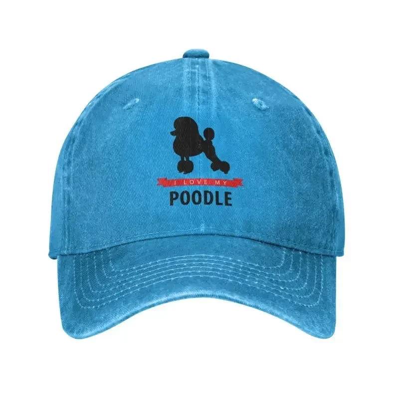 

Custom Cotton I Love My Poodle Baseball Cap for Men Women Adjustable Pet Dog lovers Dad Hat Outdoor