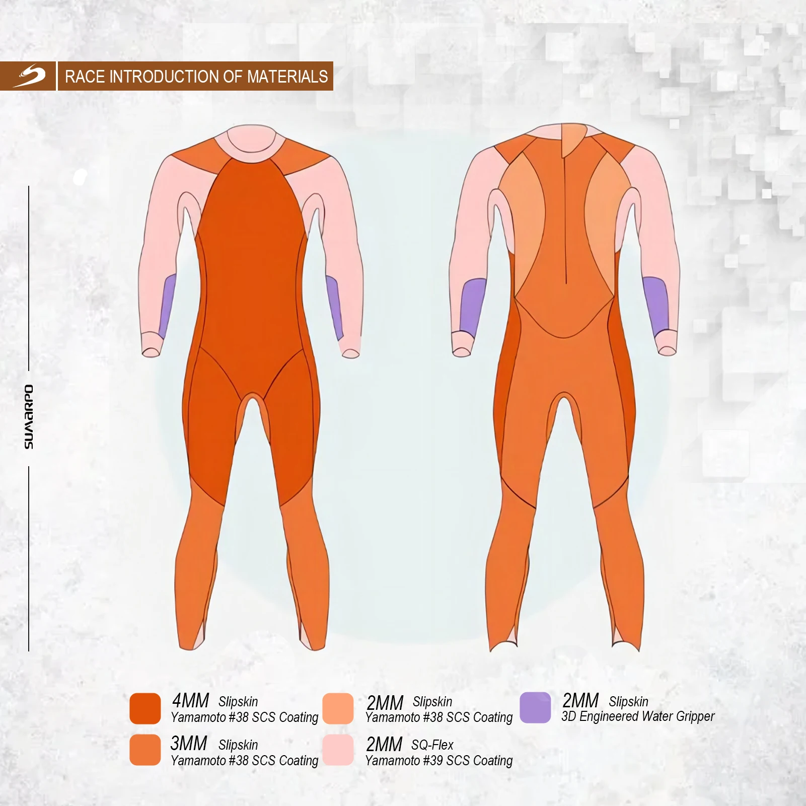 SUMARPO Triatlon wetsuits számára Nők Számítódik, 4/2mm yamamoto Neoprén számára nyitva vize Úszás, fina Tudomásul szolgál