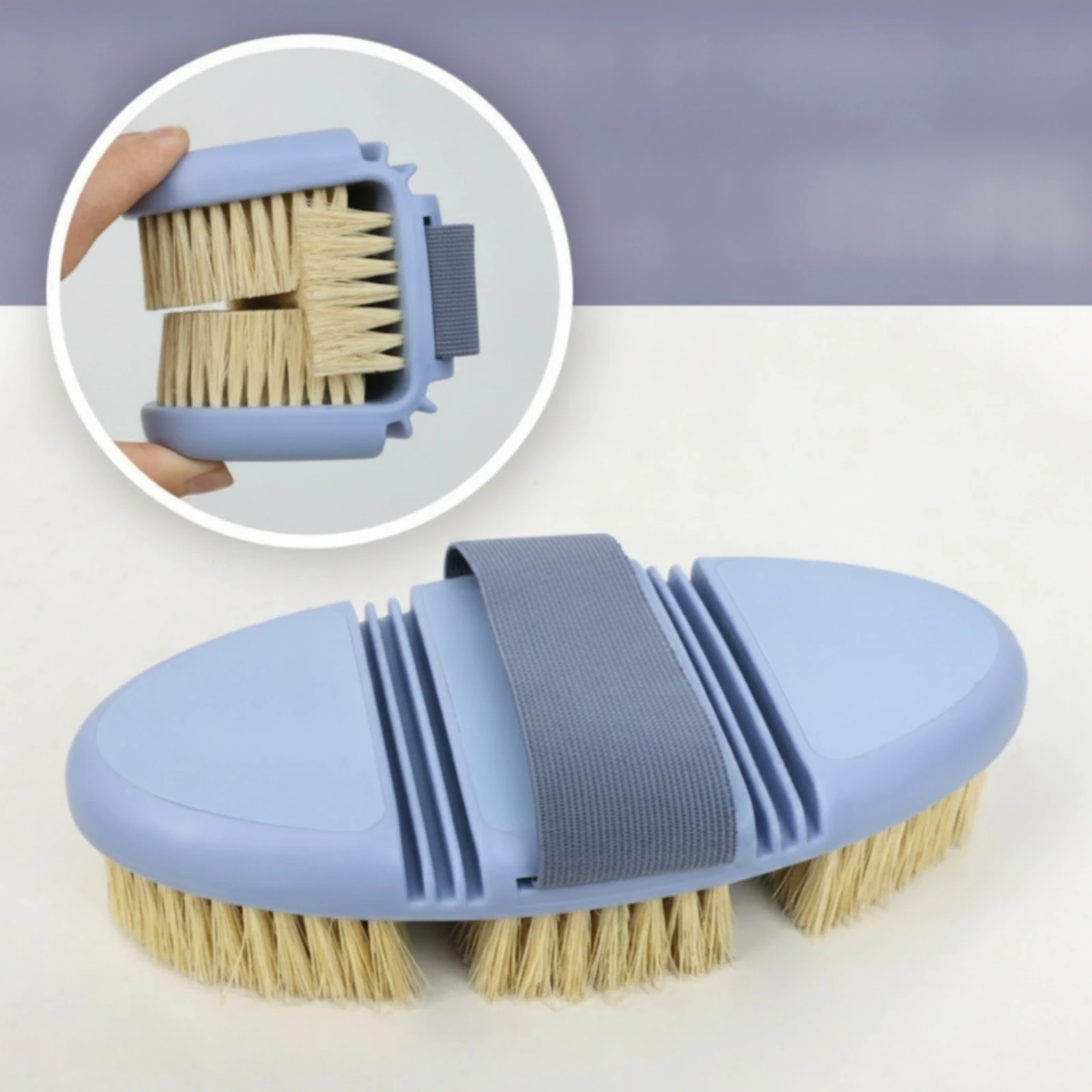 Horse Sweat Scraper Handheld Horse Grooming Brush Tool Molded Lightweight for Equestrians, Stable, Tack Room