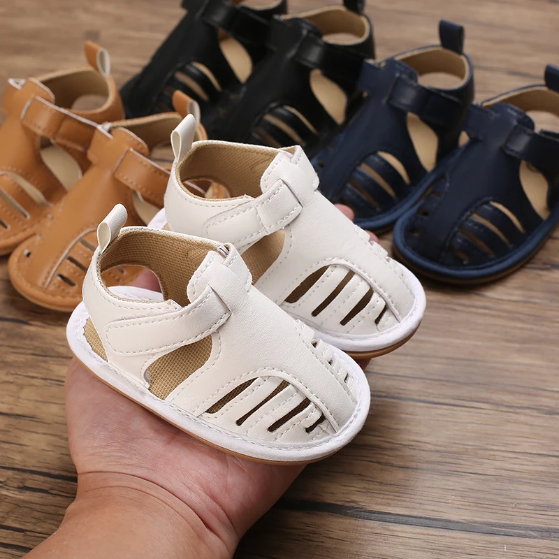 

Baby Boy Summer Sandals 0-18M Handsome Fashion Rubber Sole First Walker Casual Comfortable Newborn