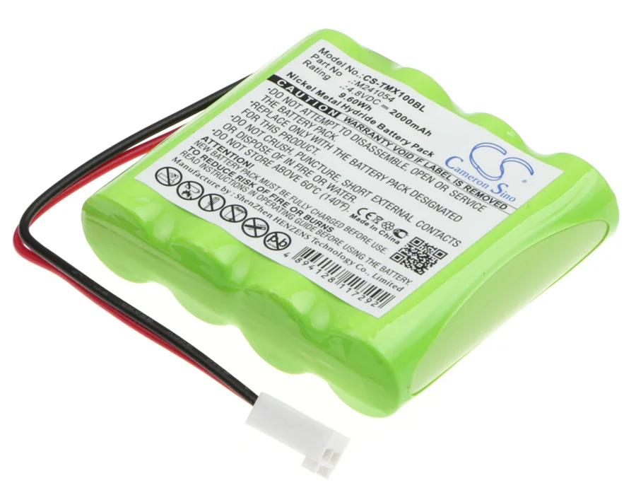 CS Replacement Battery for Teleradio LE-TX-MX10,LI-TX-MN6,LI-TX-MD10 PN:M241054 2000mAh / 9.6Wh