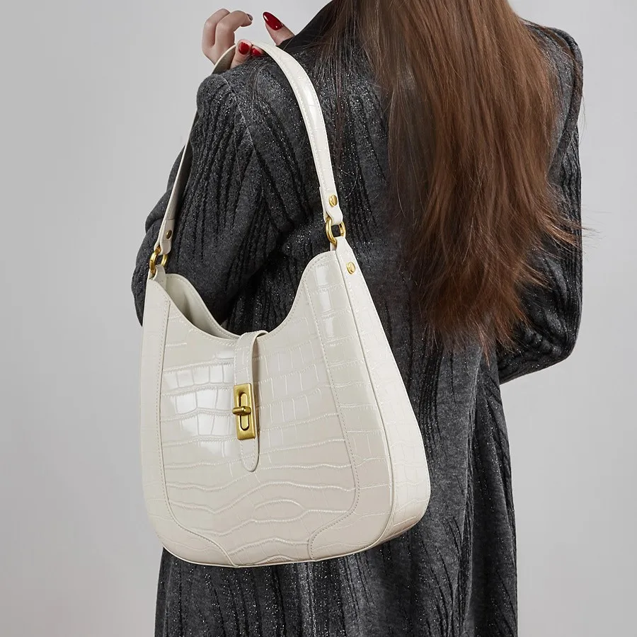 trendy-crocodile-pattern-leather-handbag-women's-casual-shoulder-bag-simple-fashion-contrast-color-small-handbag