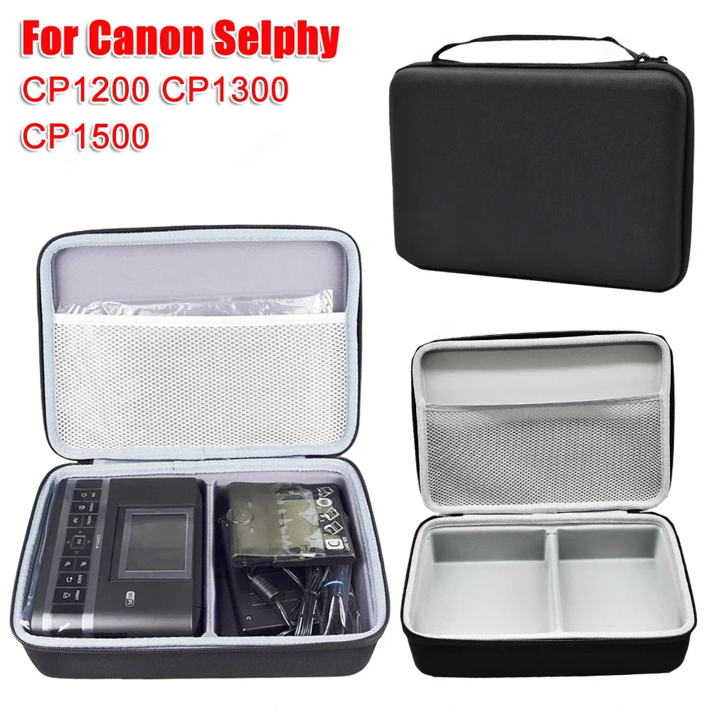 

EVA Hard Travel Case Wireless Compact Color Photo Printer Shockproof Hard Carrying Case for Canon Selphy CP1500 CP1300 CP1200
