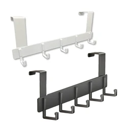 Heavy Duty Over Door Hangers, Wall Mounted Rack for Coat, Towel, Bag, Jackets, Jewelry, Use, 5 Hooks