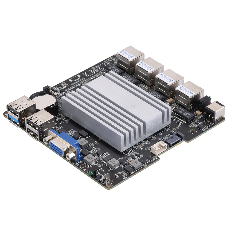 Qotom Q190G4N Mini PC 4 LAN con processore Celeron j1900 Quad Core 2.0 GHz Soft Router Firewall