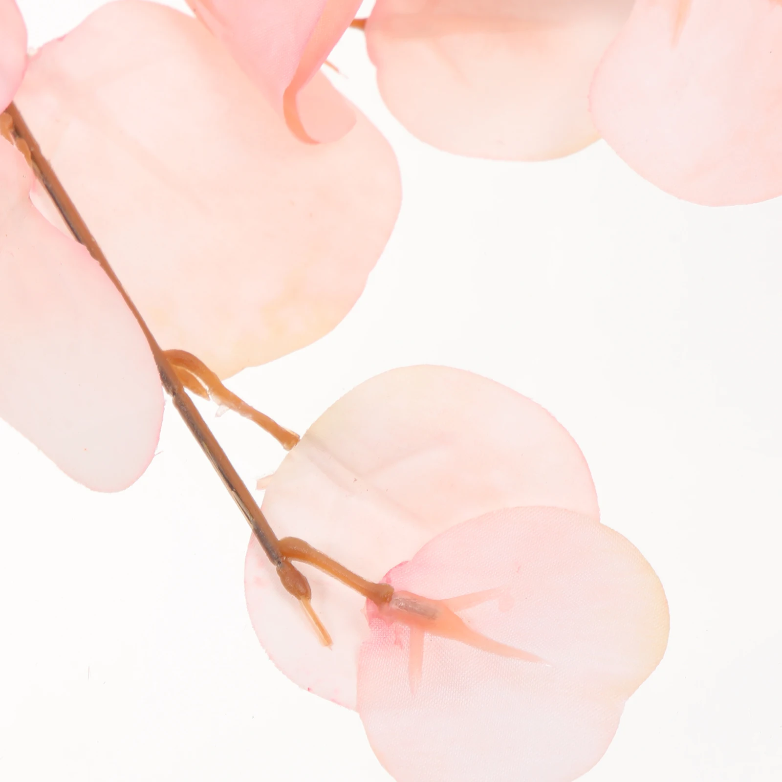 

2 Pcs Eucalyptus Simulated Leaves Artificial Branch Wedding Decorations Plant Faux Stem Party Fake Pink Miss