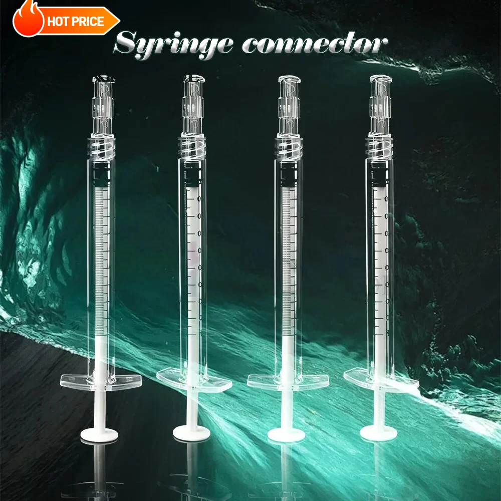 Hyaluron Disposable Upgraded Version Of Luer Thread Double Connector Pneumatic Device Ruhr syringe connector Medical sterile