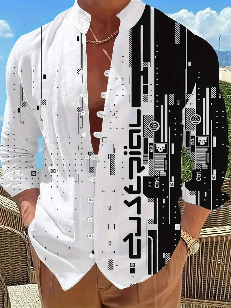 Men's Hawaiian Shirt 3D Plant Bird Famous Clan Totem Shirt Floral Print Hawaiian Shirt Beach Floral Simple Business Shirt Top