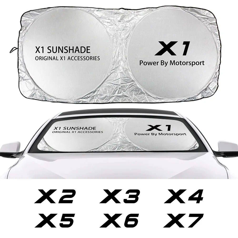 

Car Windshield Sunshade Apply for Bmw X5 E70 F34 G38 E53 X1 F48 X2 F39 X3 E83 X4 F26 X6 X7 G07 Auto Accessories Anti-UV Parasol