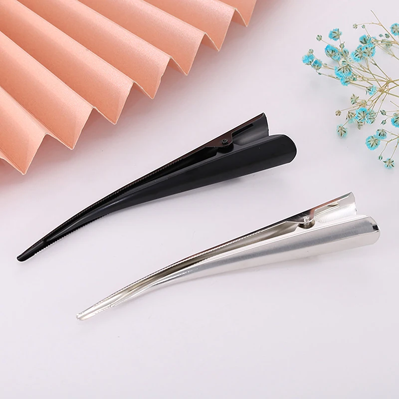 5/10 Buah Jepit Rambut Logam Panjang Jepit Rambut Model Tanduk Aksesoris Rambut Jepit Rambut Model Gigi Bebek Jepit Rambut Salon Tata Rambut