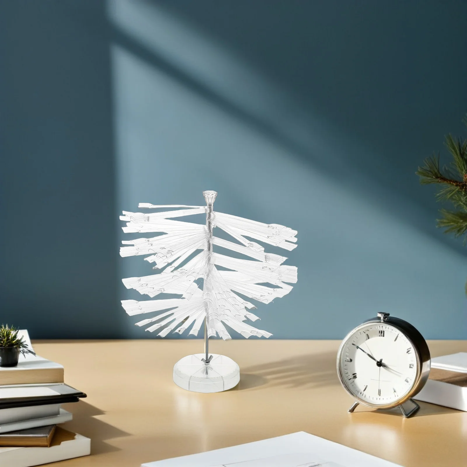 컬러 디스플레이 보드 부채꼴 젤 폴리쉬 랙 회전식 살롱 네일 아트 연습 도구 스파이럴 스탠드 인조 손톱용