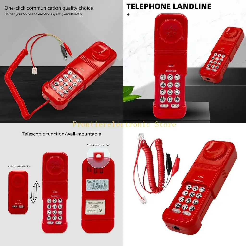 G8DB Telephone Landline Corded Telephone for Telephone Communication Line Checking