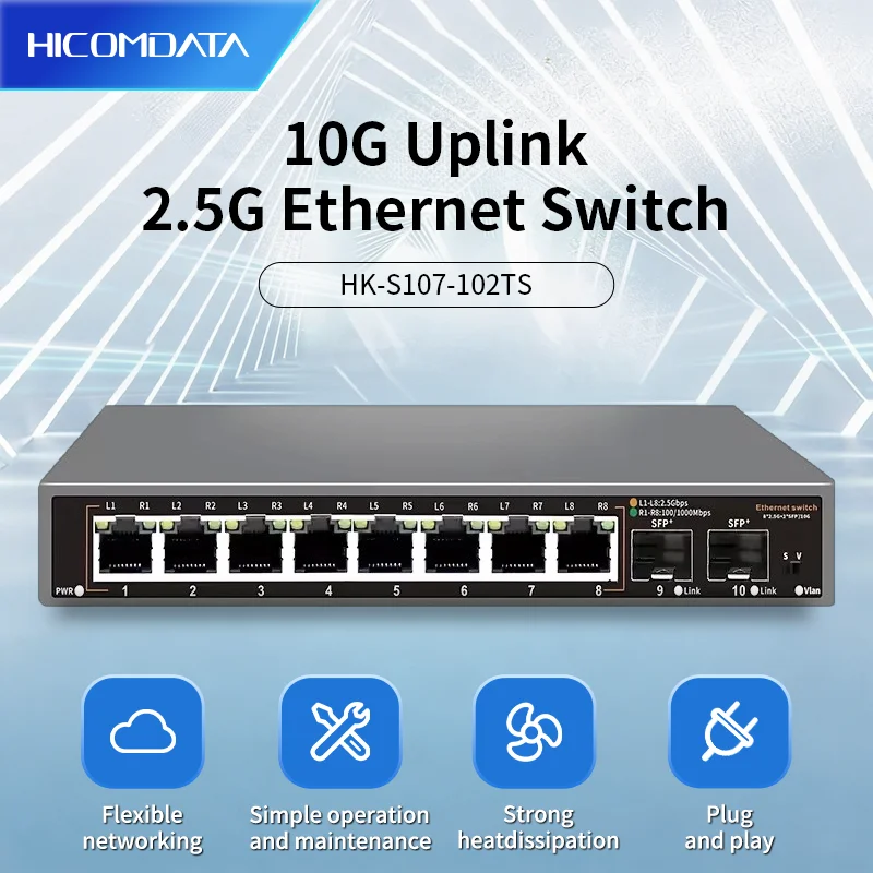 Hicomdata 10-Port 2…