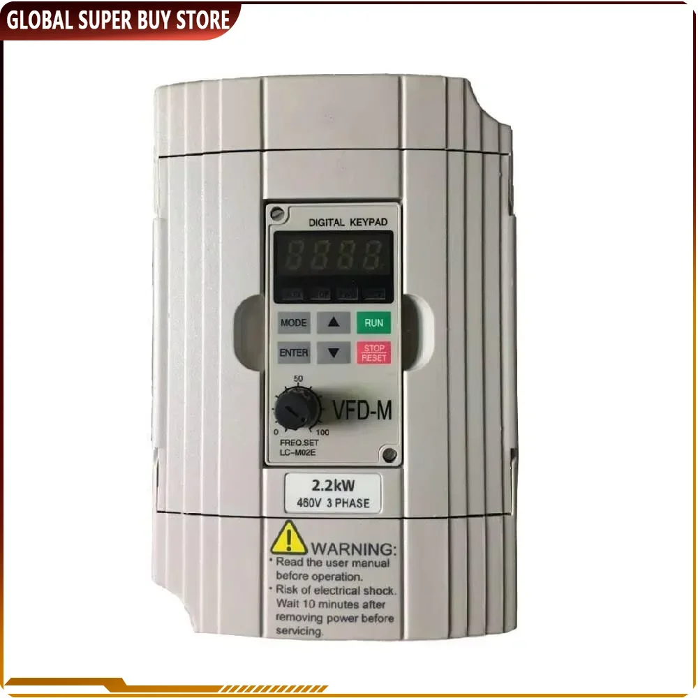 

Delta Inverter 2.2 KW VFD022M43B Mini 3 Phase 380V To 460V Rated Inverter 5 A Variable Speed AC Motor Drive