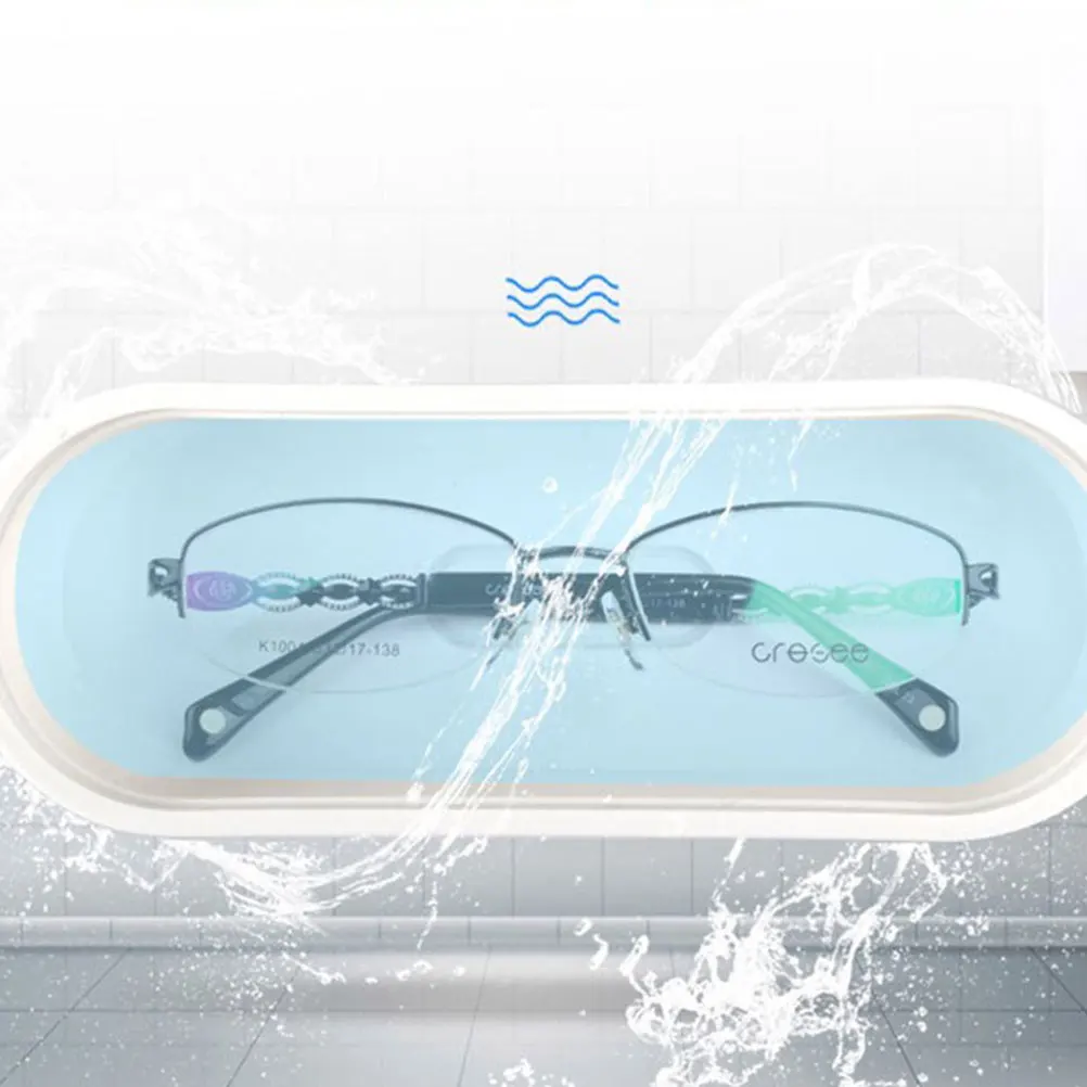 

Automatic Mini Jewelry Cleaner Machine Portable For Eyeglasses Watches Dental Instruments Coins Eco-Friendly Material One-Key