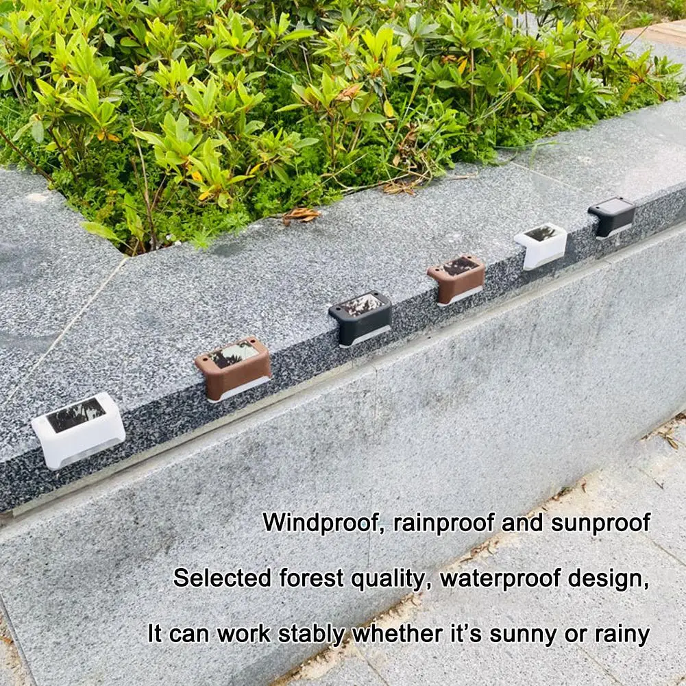 Outdoor Solar Staircase Light Courtyard Railing Decoration Landscape LED Lights Efficient Energy-saving Waterproof Solar Light