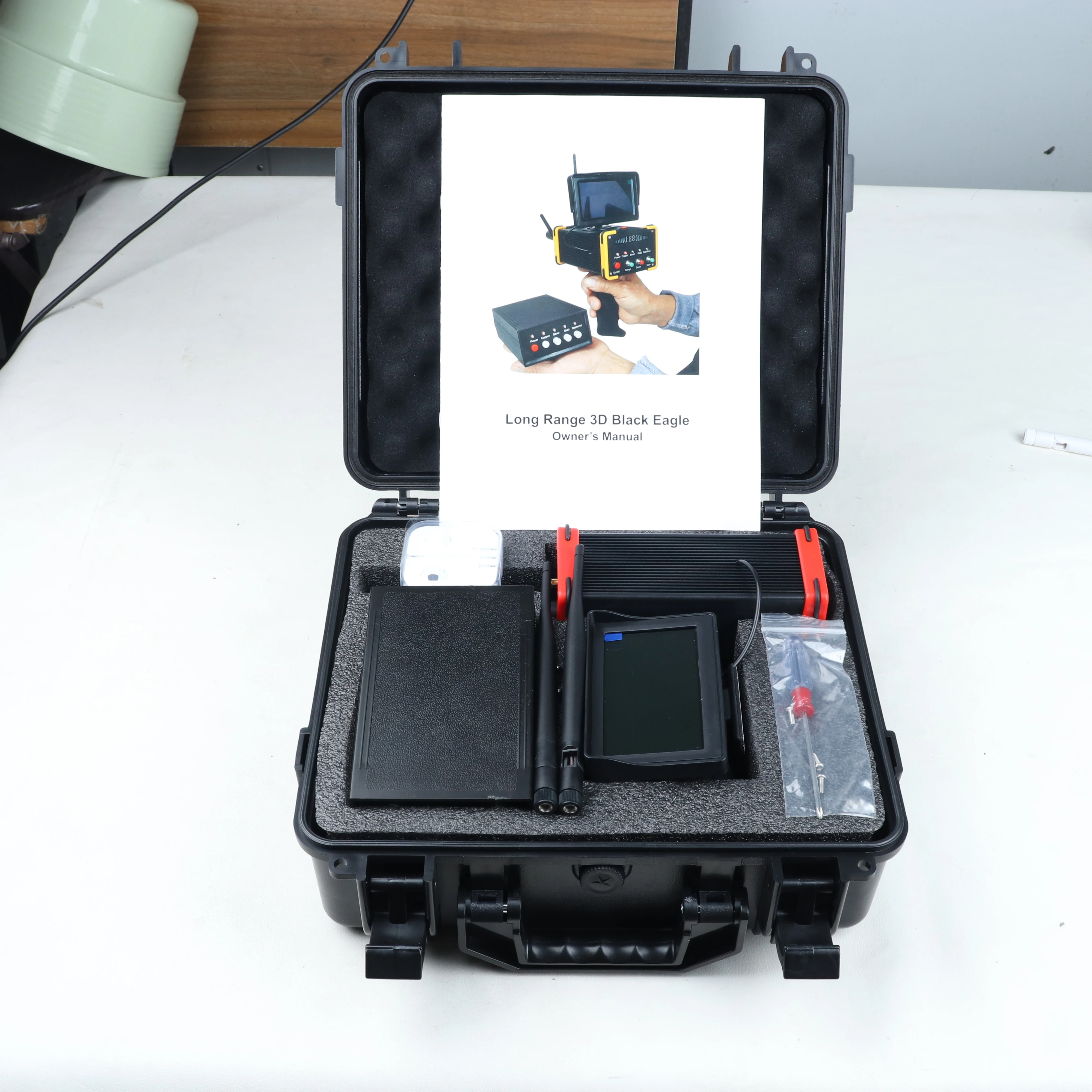 New Version 3D GR LCD Long Range Gold Silver Gemstone Diamond Detector With Large Screen and 20m in Depth