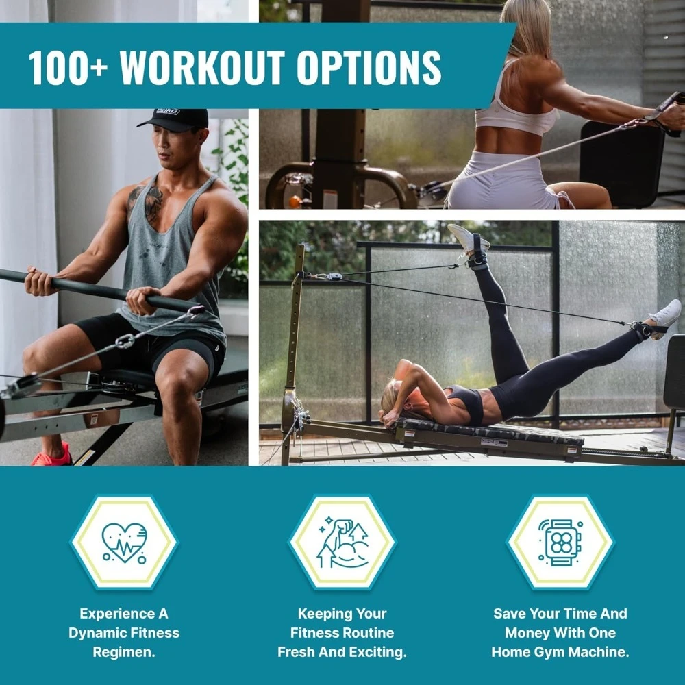 Home Gym Total Fitness - Multi Functional Home Gym Equipment for