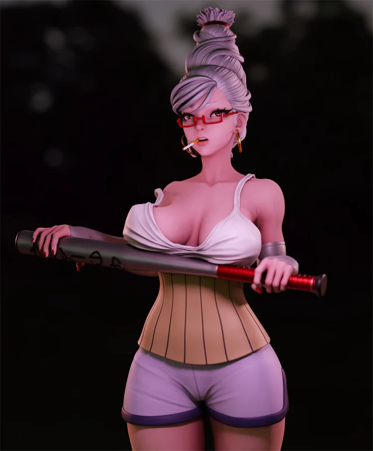 LinDeekin D94 Kit garage 3D personalizzati Figura non verniciata Modelli GK Puzzle in resina bianca smontato di modelli di personaggi