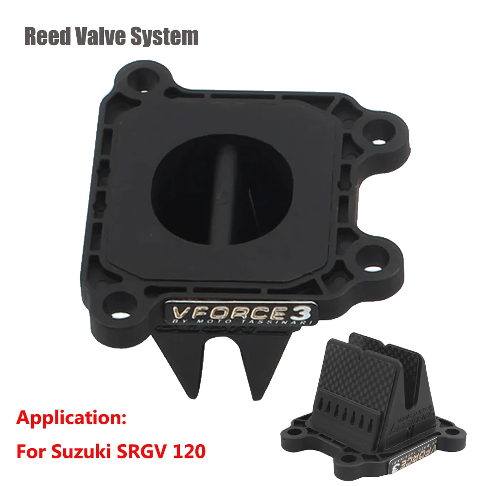 Reed Valve System V-Force 3 SRGV120 For Suzuki SRGV 120 Satria RG Sport Reed Petals Intake Fuel Palhetas Carbon Fiber VForce3