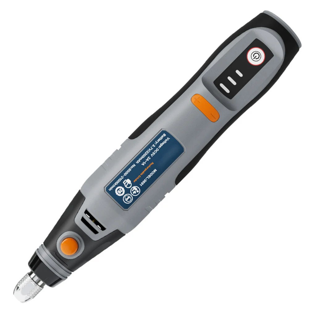

35W USB Cordless Rotary Tool Dremel DIY Mini Drill Engraving Pen Electric 3 Speed Mini Wireless Drill Set 8500r-21000r/min
