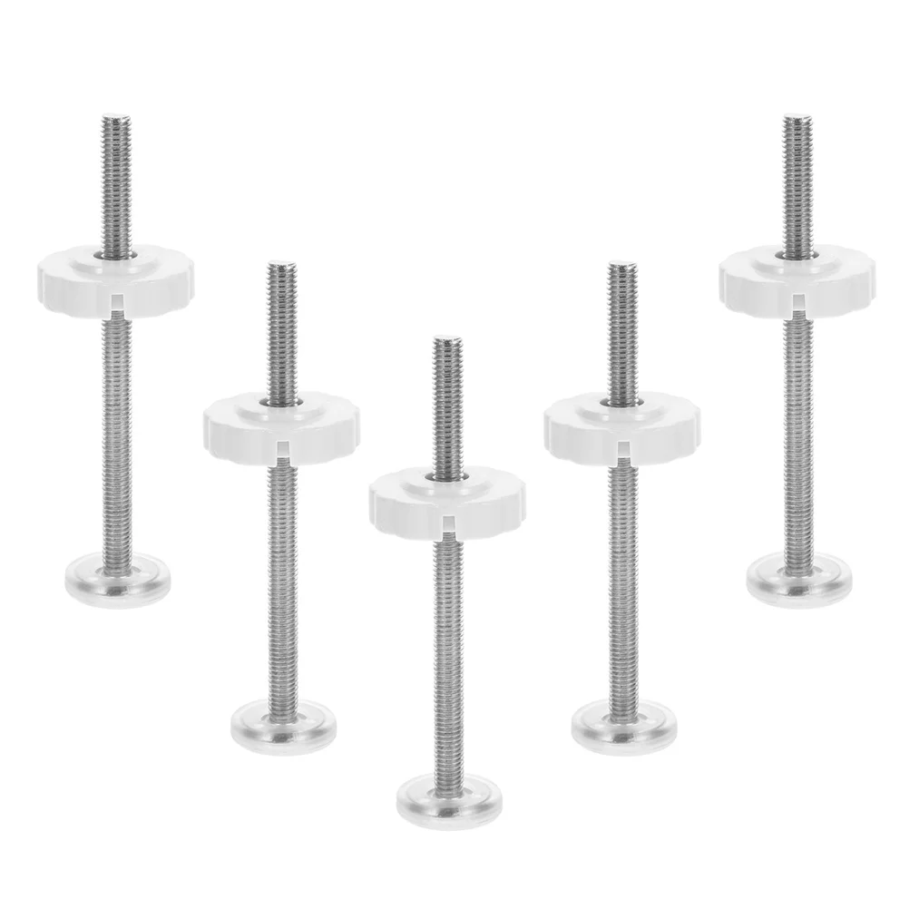 5 Pcs Bidet Baby Gate Hardware Pet Indoor Extension Rods Adjustable Mounting Parts