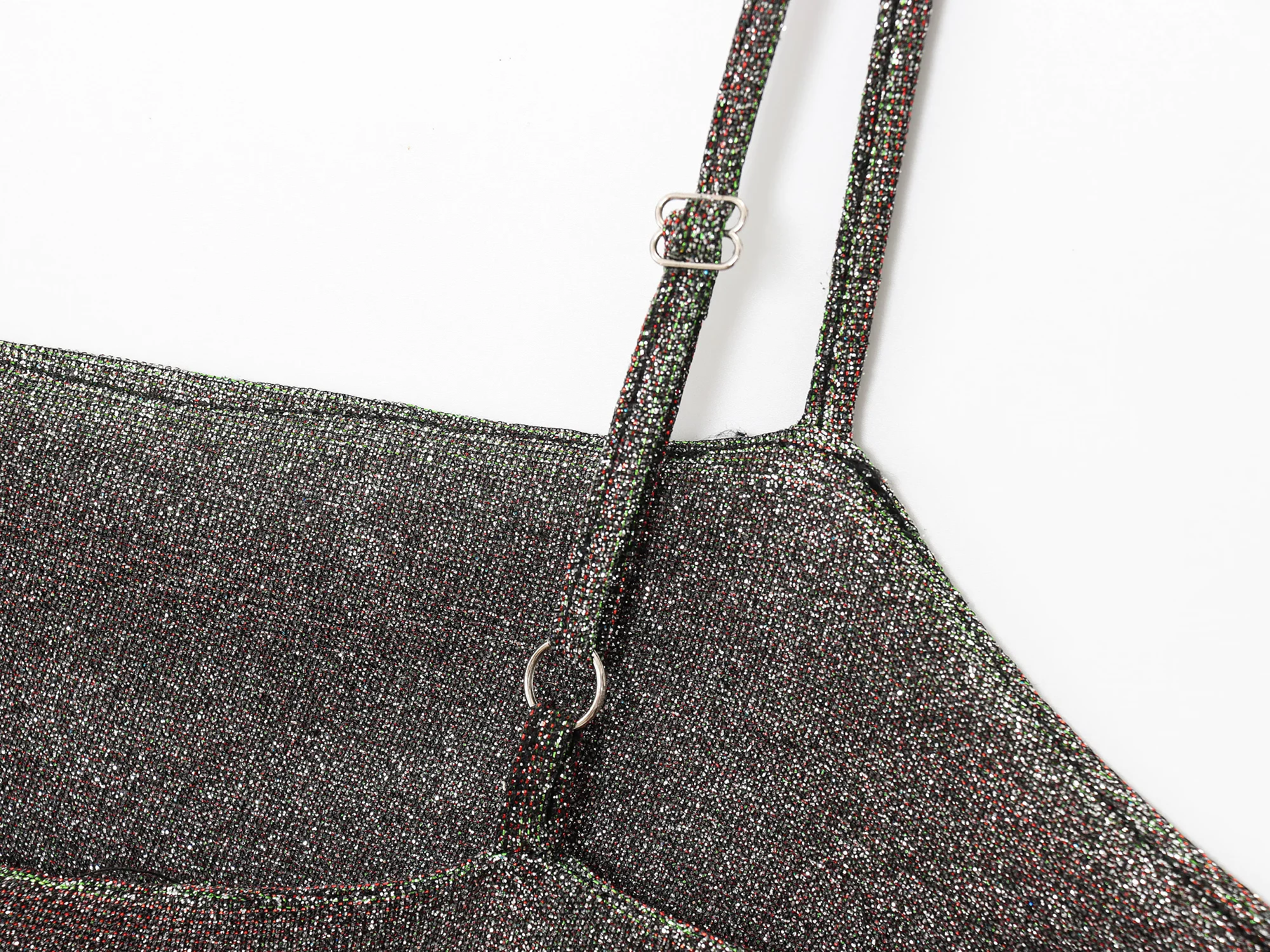 KONDALA Eleganckie Sukienki Mini w Stylu Y2K, Błyszczące, Seksowne, Dopasowane, na Imprezę, do Klubu, Modne Sukienki na Lato 2025, na Ramiączkach, dla Dojrzałych Kobiet, Vestidos