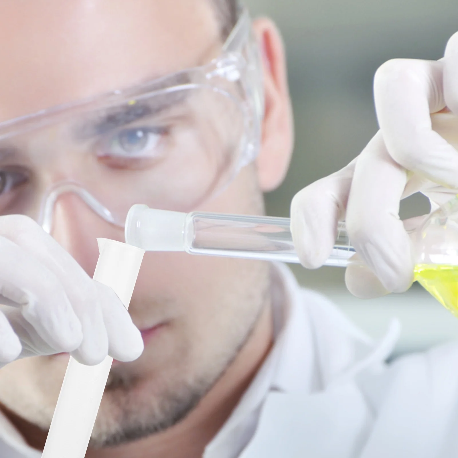 Plastic Measuring Cylinder 100ml Graduated Durable Cylinder Laboratory Test Wide Stable Roll Resistant Accurate