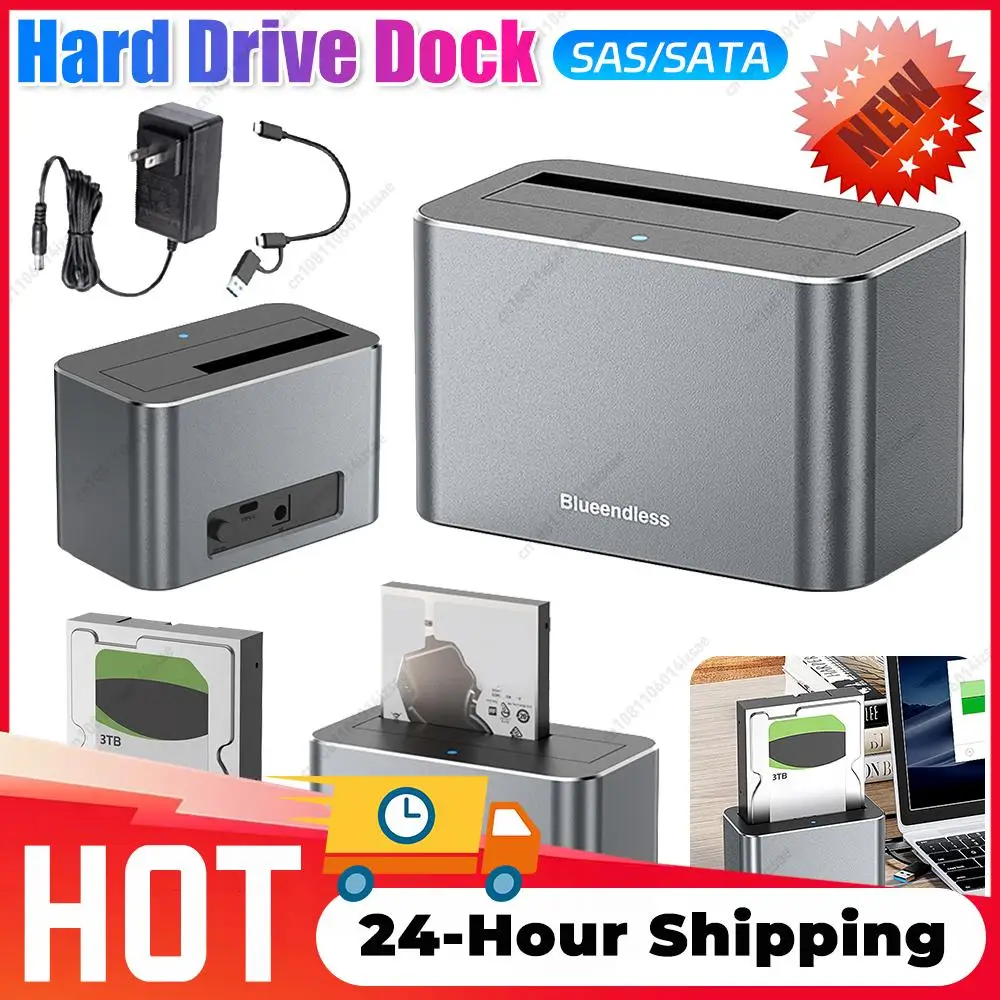 

Док-станция USB 3.0 для HDD/SSD, 5 Гбит/с, SATA/SAS, для жестких дисков 2.5/3.5 дюйма, до 20 ТБ, Plug and Play, стабильное питание