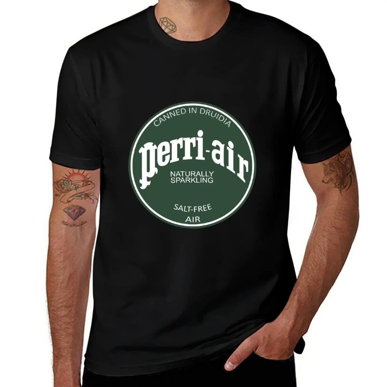 Perri-air T-Shirt cotton t-shirt plain for man package T-Shirt