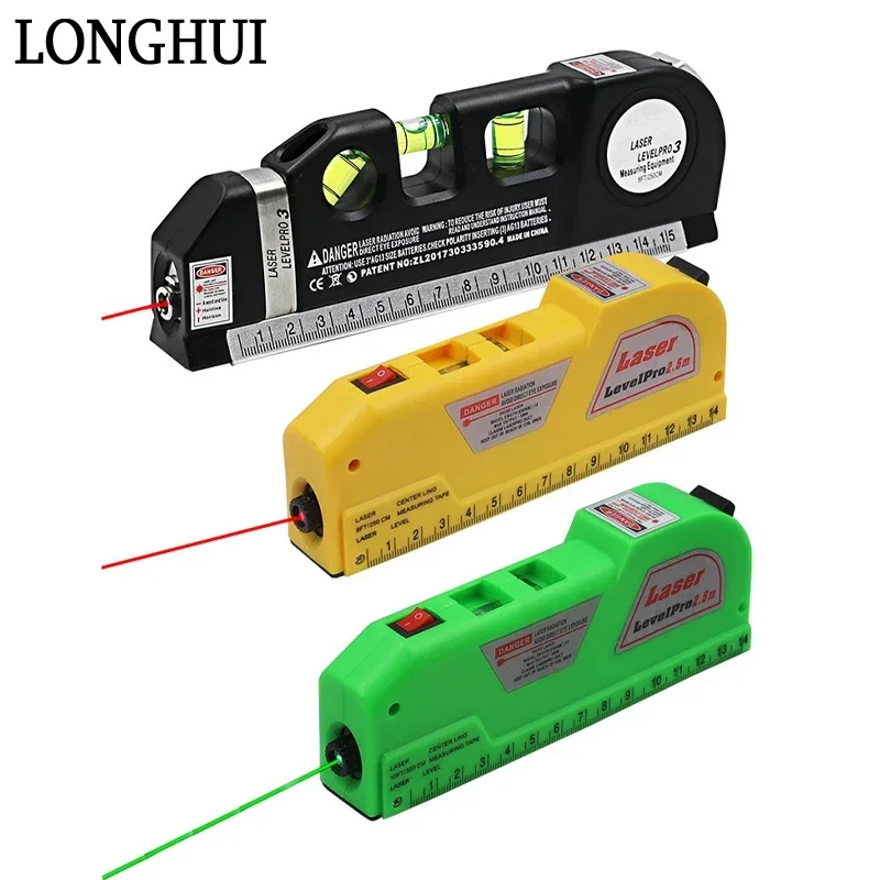 Lézer levels Intézkedés Célszalag multipurpose Lézer Horizont Függőléges Intézkedés aligner Előírás Időmértékes Mérővessző Magas Precíz Mérés eszközök