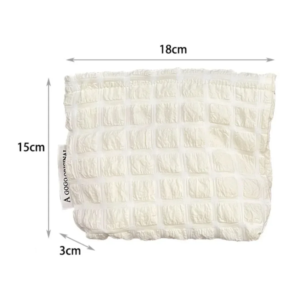 Women's Soft Makeup Organizer, Zipper Cosmetic Pouch for Travel, Toiletry Storage Bag, Girls' Necesserie Business Bag 파우치