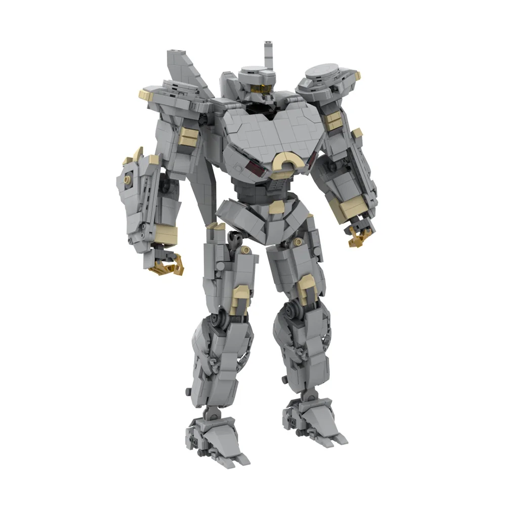 

MOC Science Fiction Movie Striker Eureka Mecha Model Building Blocks Alien Monster Hunter Combat Activity Mecha Bricks Toy Gift