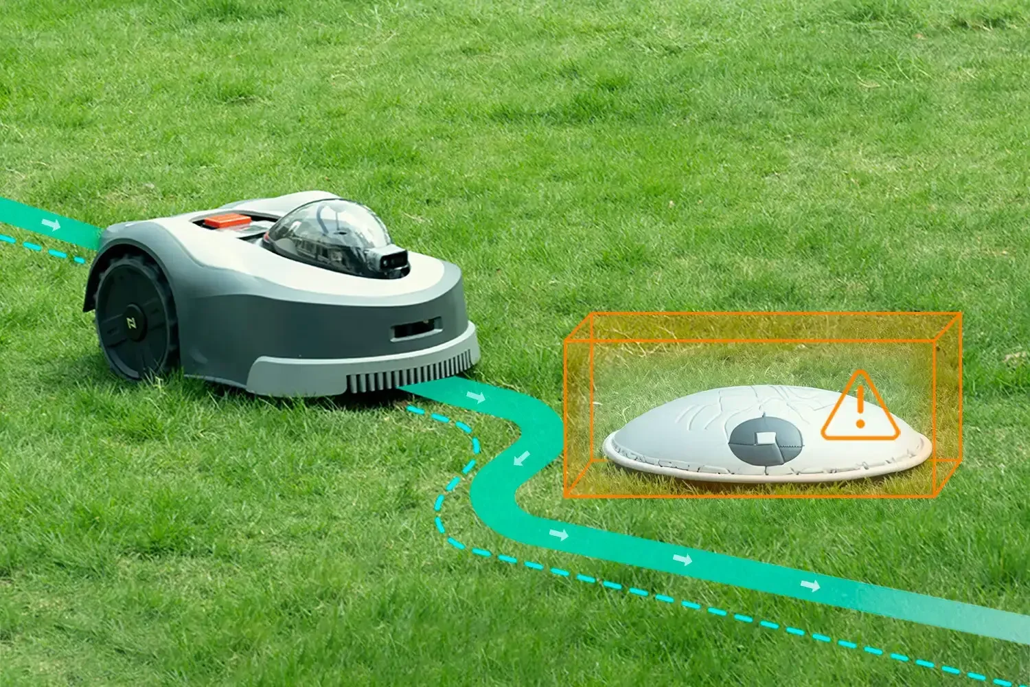 Wireless AI Driven Robotic Lawn Mower  Coverage with Vision Intelligent Mower for Yard Garden