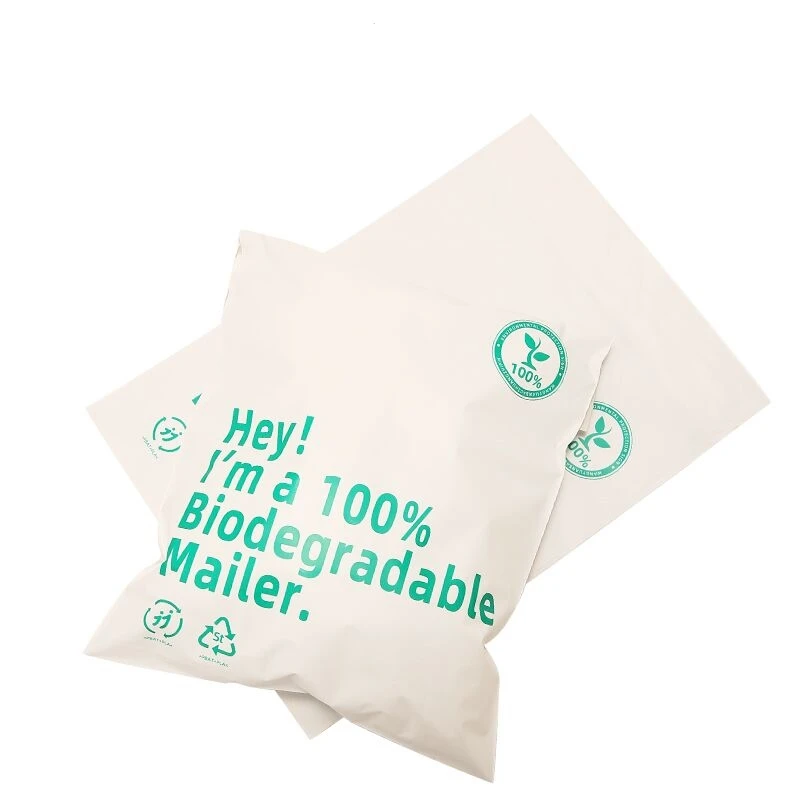 

50pcs/Lot White Biodegradation Courier Bag Express Envelope Storage Bags Mail Bag Mailing Bags Self Seal Plastic Packaging Pouch