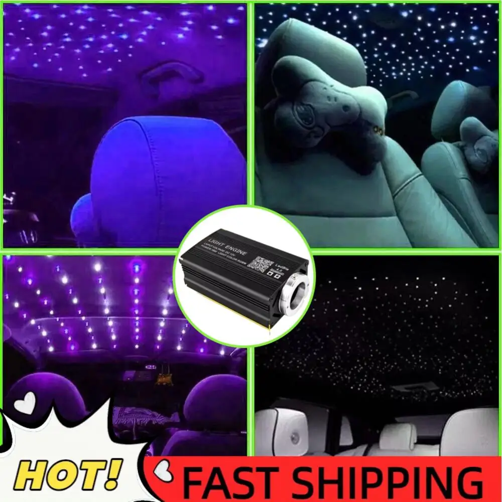 

12 Вт, 16 цветов, автомобильный проектор «Звездное небо» с управлением через приложение, оптический светильник для потолка, атмосферная лампа для создания эффекта звездного неба в автомобиле