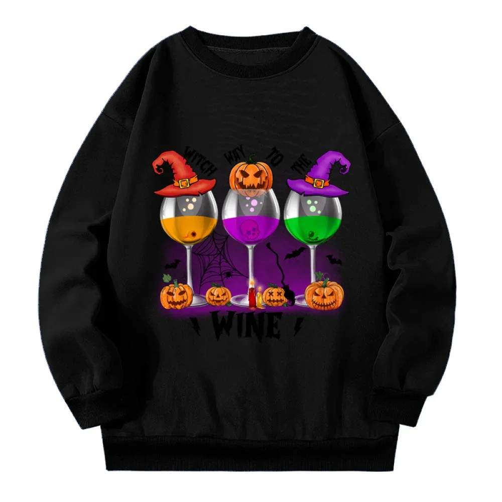 Sudaderas con capucha para mujer, ropa de talla grande, fantasma, calabaza, demonio, divertido, loco, gráfico, Halloween, nuevo, combina con todo