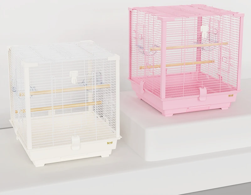 Youzhao luxury square aluminum column bird cage