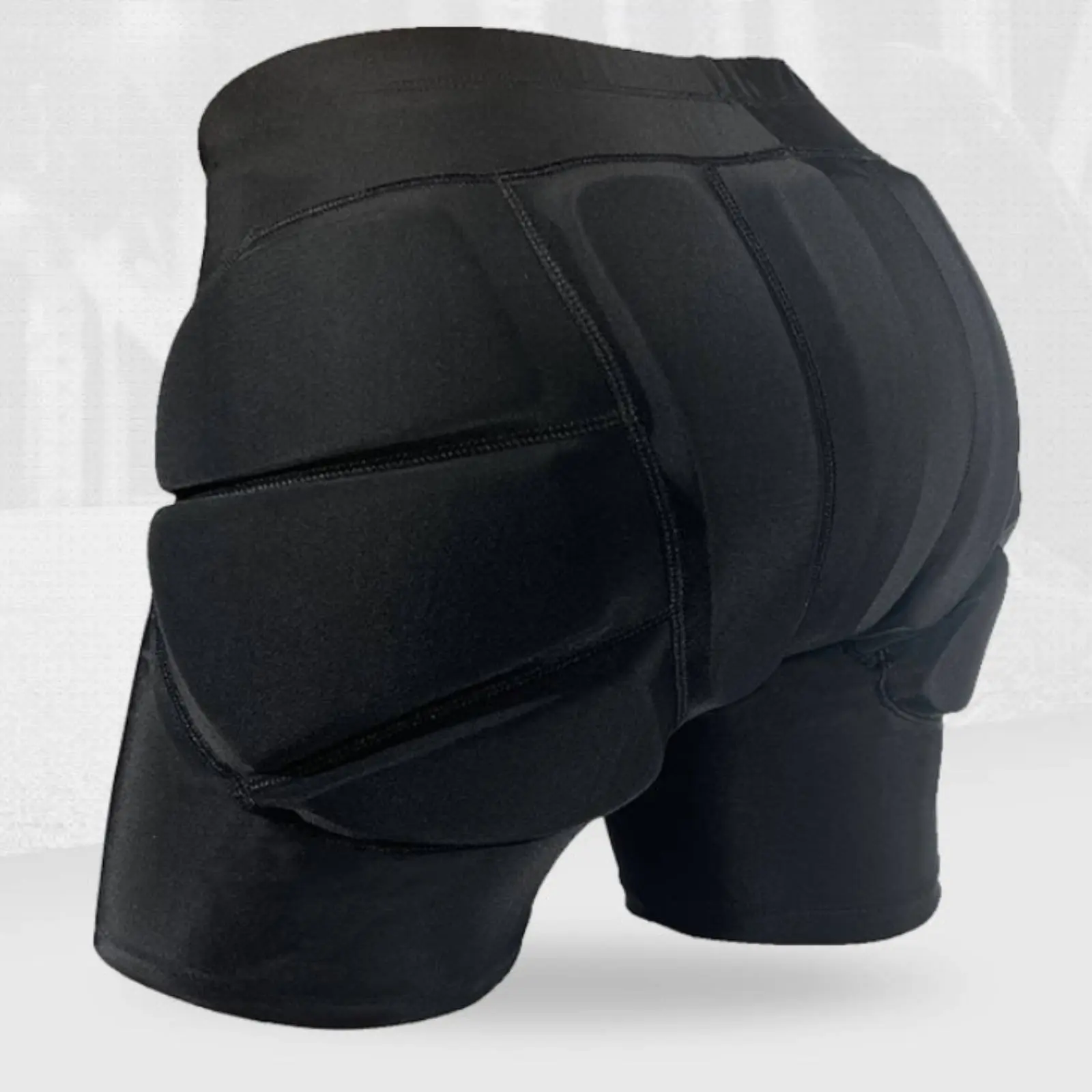 Padded Skate Shorts Shock Absorption EVA Padded Shorts Stretchy Lightweight for Skiing