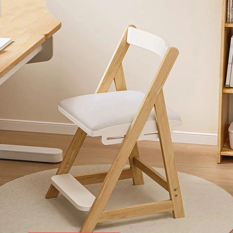 Child Furniture Design Chair Room Kids Stool Girl Designer School Chair Safety Seats Study Cadeira Alta Growing Children LT