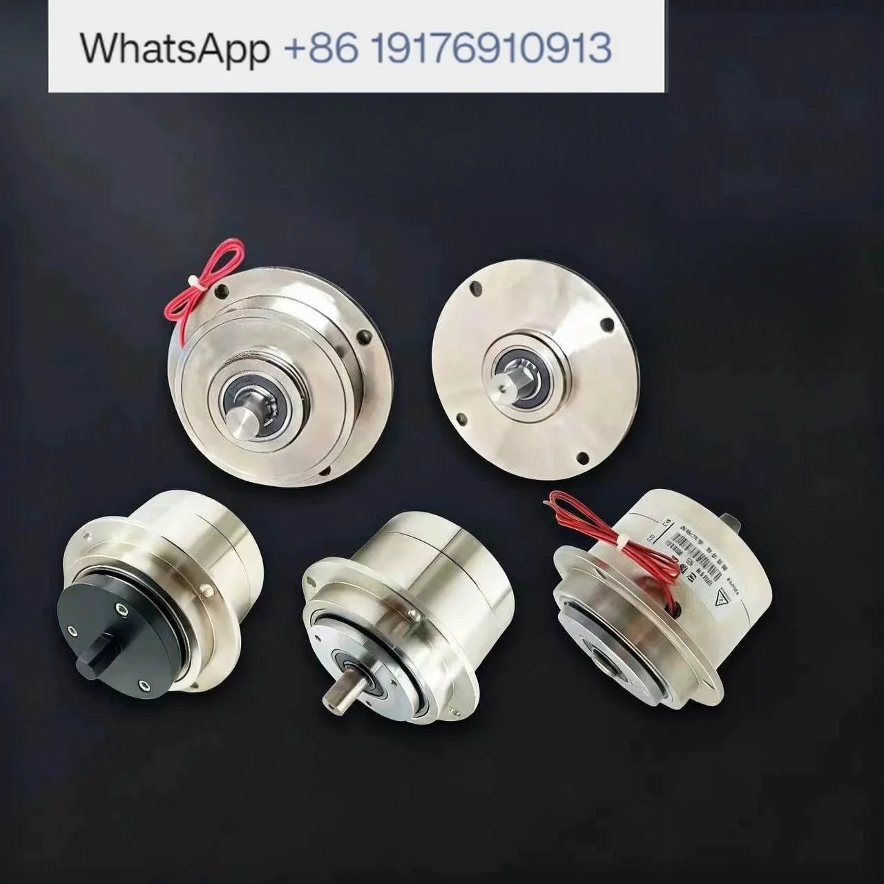 PMC Miniature Single and Double Axis Magnetic Powder Clutch Brake Receiving and unwinding Power on and off Ionization DC24V