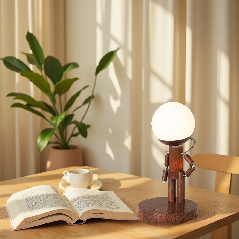 Desk Setup Black And White - Creative Moon Desk Lamp Bedroom Bedhead