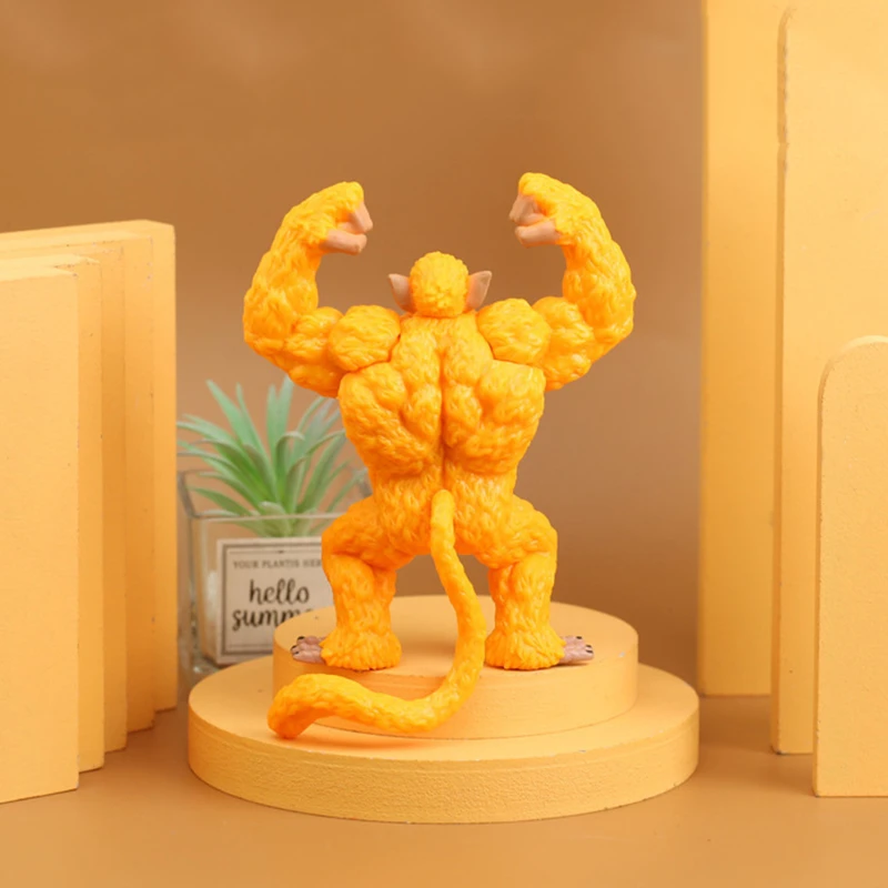 14CM Dragon Ball Z Anime Figure jouets Super Transformation doré grande singe gorille Action PVC Figurine modèle poupées cadeaux enfants