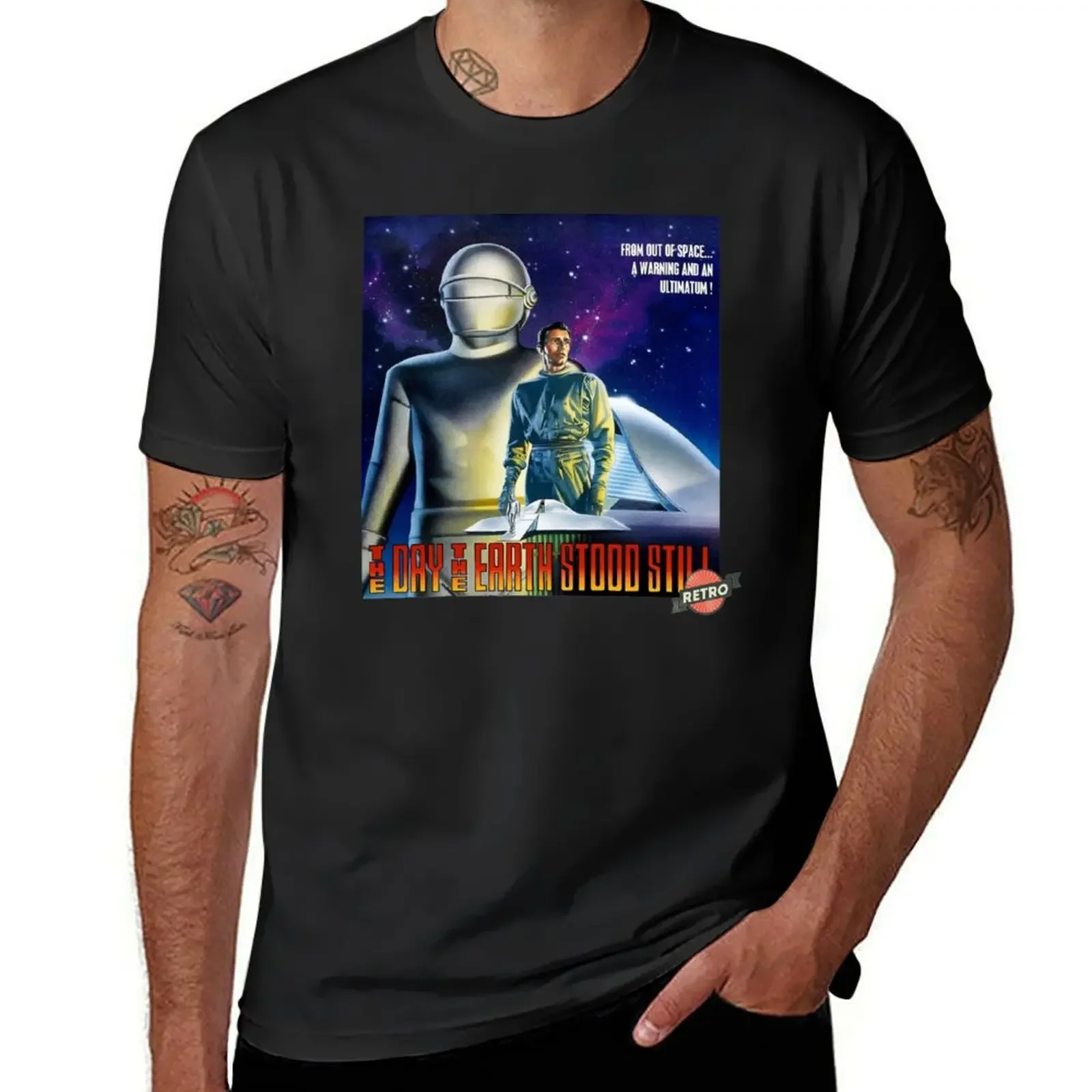 

The Day The Earth Stood Still. (Retro Collection) T-Shirt new gifts and t-shirts anime figures luxury t-shirt men clothes