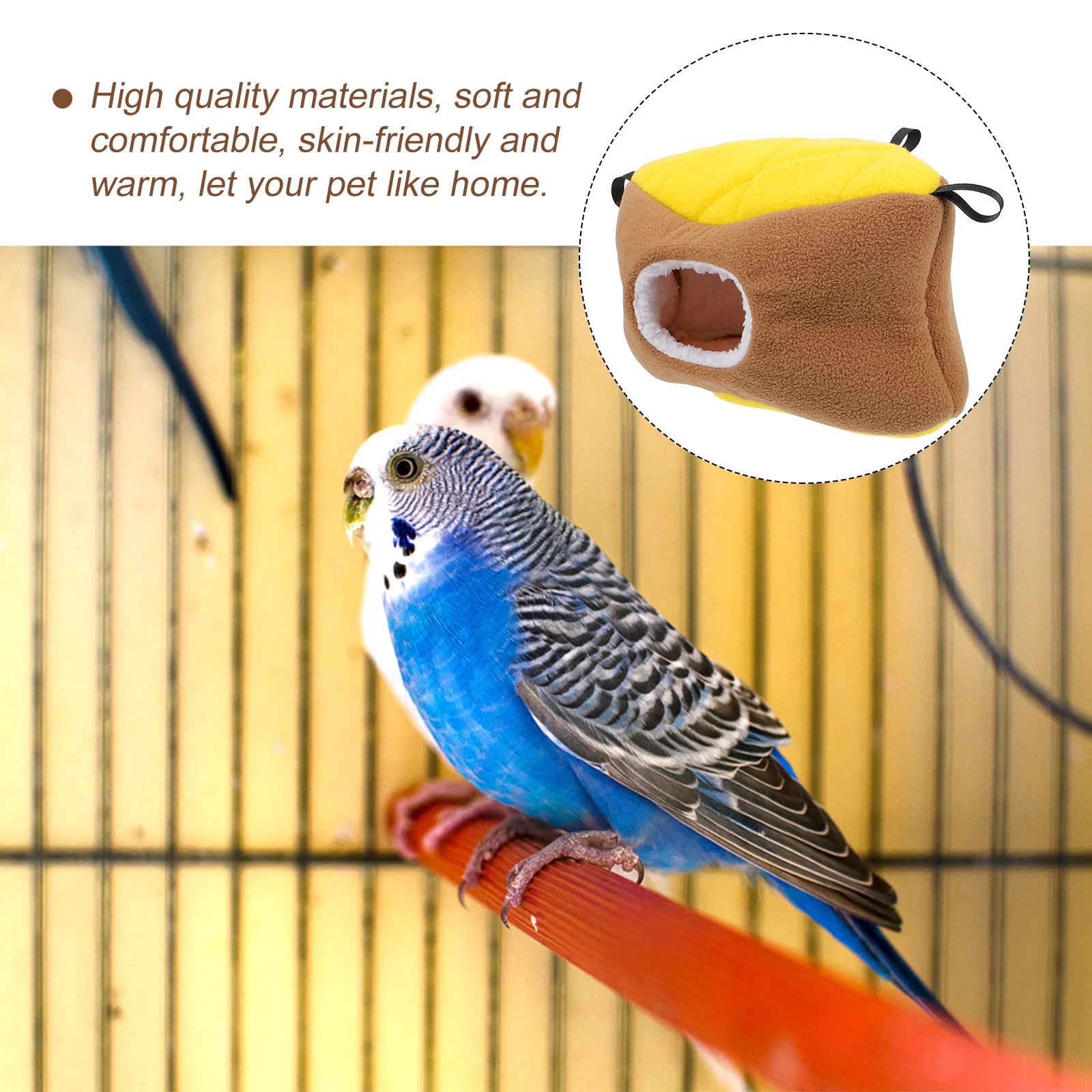 

Cotton For Pet Birds Parrot Sleeping Nest Warm Winter Hanging Bird Hamster Sleep Bed Portable Cage Nest